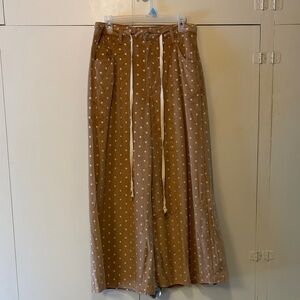 NWT Polka Dot Wide-Leg Pants